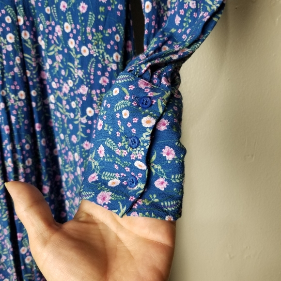 a loves a long sleeves floral dress size 6 - Picture 4 of 7